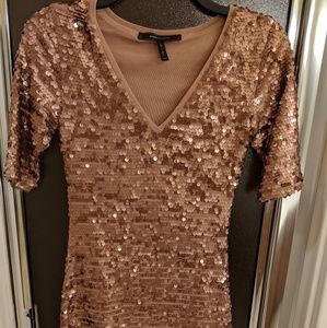 BCBG sequin mini dress